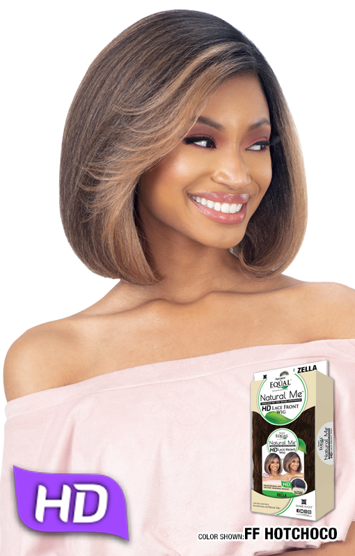 FreeTress Equal Natural Me Pre-Plucked HD Lace Front Wig - Zella