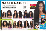 Naked Nature Unprocessed Remy Wet & Wavy Hair Weave - BEACH CURL 7PCS