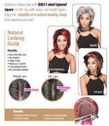 Mane Concept Brown Sugar Human Hair Blend Silk Lace Wig - BS611 (4"X4" Lace)